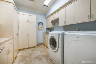 Huge utility room with plenty of storage