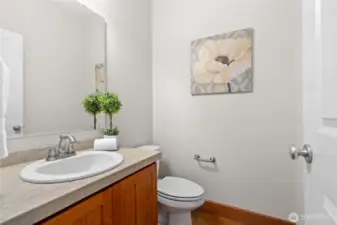 Main floor Powder Room.