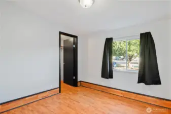 bedroom 3 with walk in closet