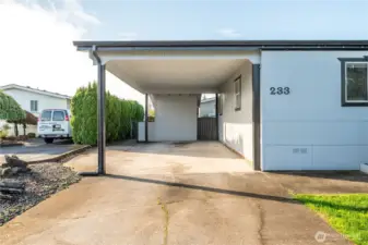 large carport big enough for two cars