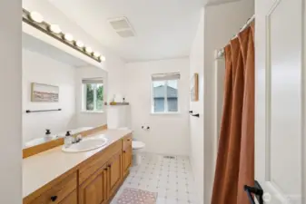 Guest full bathroom