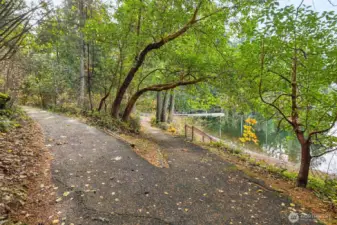 Endless trails around the community.