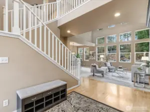 Entry & formal living room