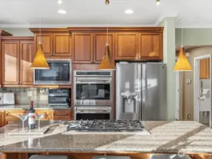 New stainless steel appliances