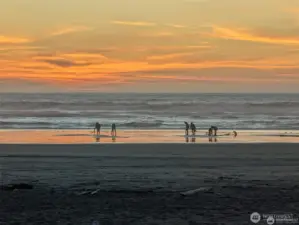 Clam digging, crabbing, fishing and miles of sandy beaches to explore