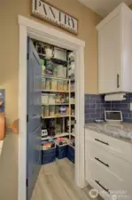 Large walk-in pantry