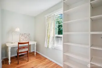 Small room, maybe an office or reading area!