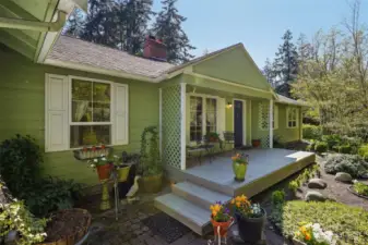 Wonderful Trek Deck on Front Porch