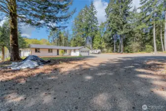 Driveway to house, 160 yards of gravel brought in and spread
