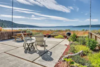 Enjoy the break taking views and sea breezes on the low maintenance patio.