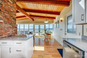 The view is just as nice from the kitchen.