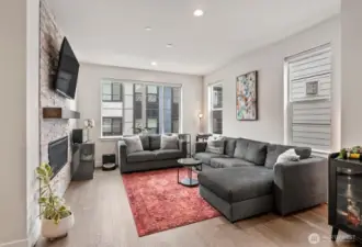 Appreciate the luxurious feel of the vaulted ceilings on all floors.