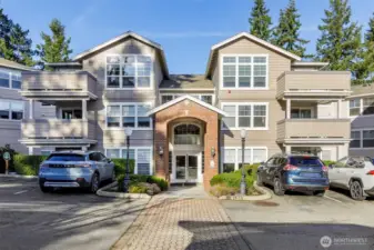 Montclair features a gated entry and secure parking for two cars.