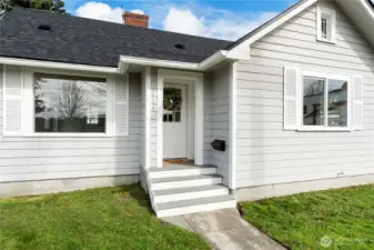 Welcoming front porch