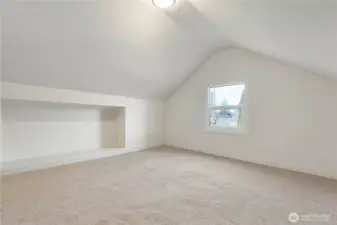 Spacious area upstairs