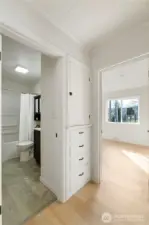 Built-ins add to the charm of the home