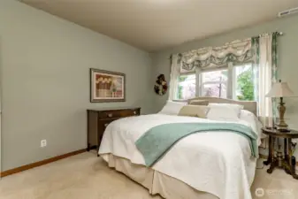 Lower level primary bedroom