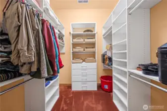 Primary Walk In Closet