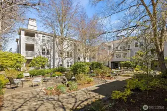 Winthrop building common patio