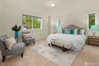 Large primary bedroom