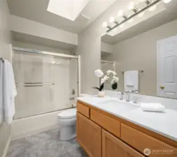 Full bathroom upstairs