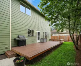 Large Trex deck - Don't miss the fruit trees!