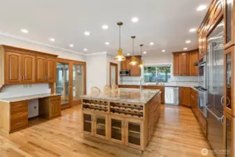 Chef's kitchen.