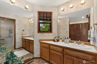Primary w/ en-suite bath, incredible views & enormous closets