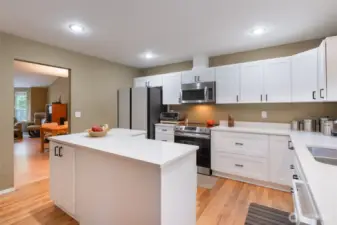 Updated kitchen.