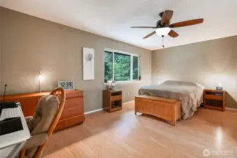 Oversized master bedroom