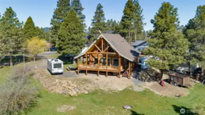 RV parking and unlimited options for use of this large open space.
