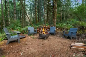 Smores anyone?  Perfect way to clean up any storm damage and enjoy the fruits of your labor by cooking on the fire!
