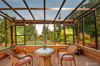 Bright solarium. Bring the outdoor feeling inside year round.