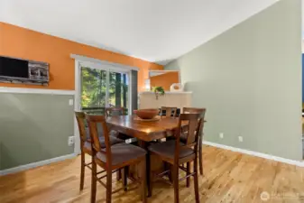 Dining room with 1st deck access