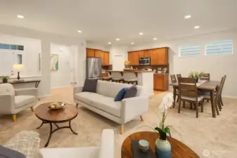 Love the open space in the great room - perfect for gatherings or just relaxing after a busy day.