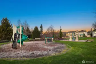 Neighborhood park is just a block away and a great place to get those steps in.