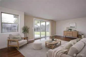 Virtually Staged Great Room