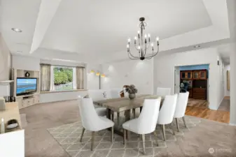 Virtually Staged Dining Area