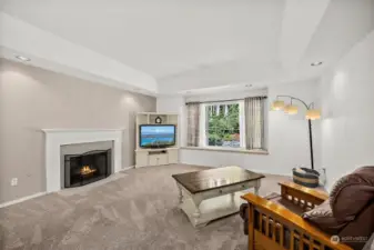 Living Room with Gas Fireplace