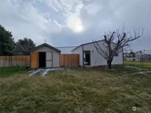 Shed and smaller shop