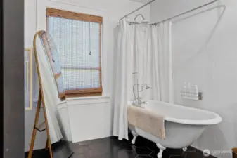 Primary bath on main floor.