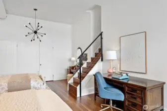 Another view of the downstairs space.