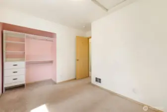 Shelving unit in bedroom #3