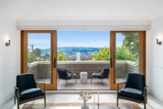 The views from this room and patio... chefs kiss.