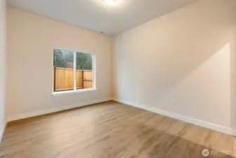 Basement bedroom