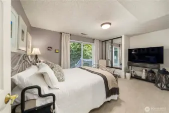 One of two main floor bedrooms.
