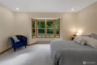 This main floor bedroom is perfect for multi-generational living.