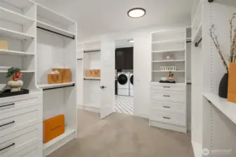 Primary Closet - Upper Floor