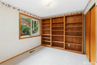 Bedroom 3 can be used as an office and is right off the entryway