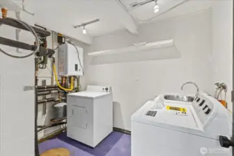 Laundry Room - Radiant Heating System